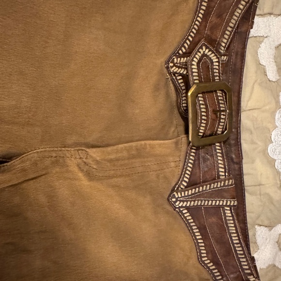 Stunning! Ralph Lauren Leather Pants Blue Label Size 2 - Picture 5 of 6